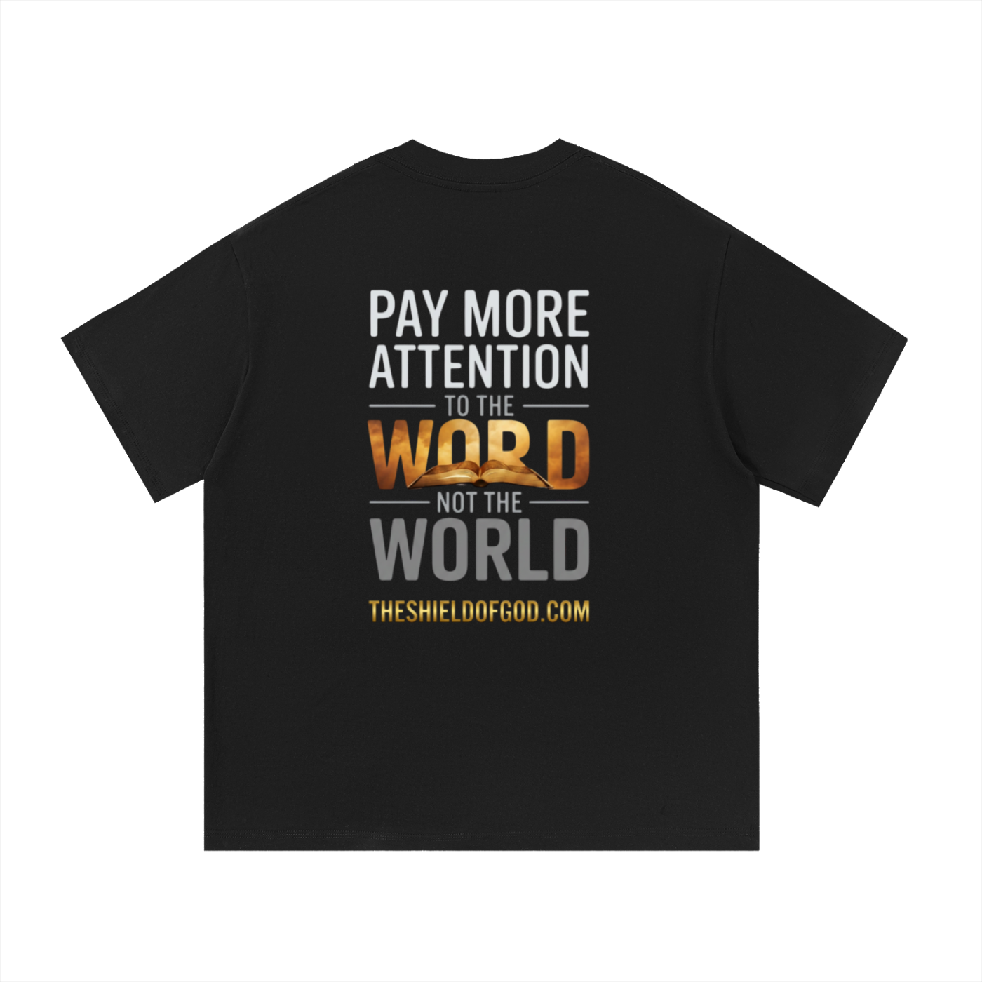 Unisex Essential Cotton T-Shirt (Pay more attention to the WORD not the World)