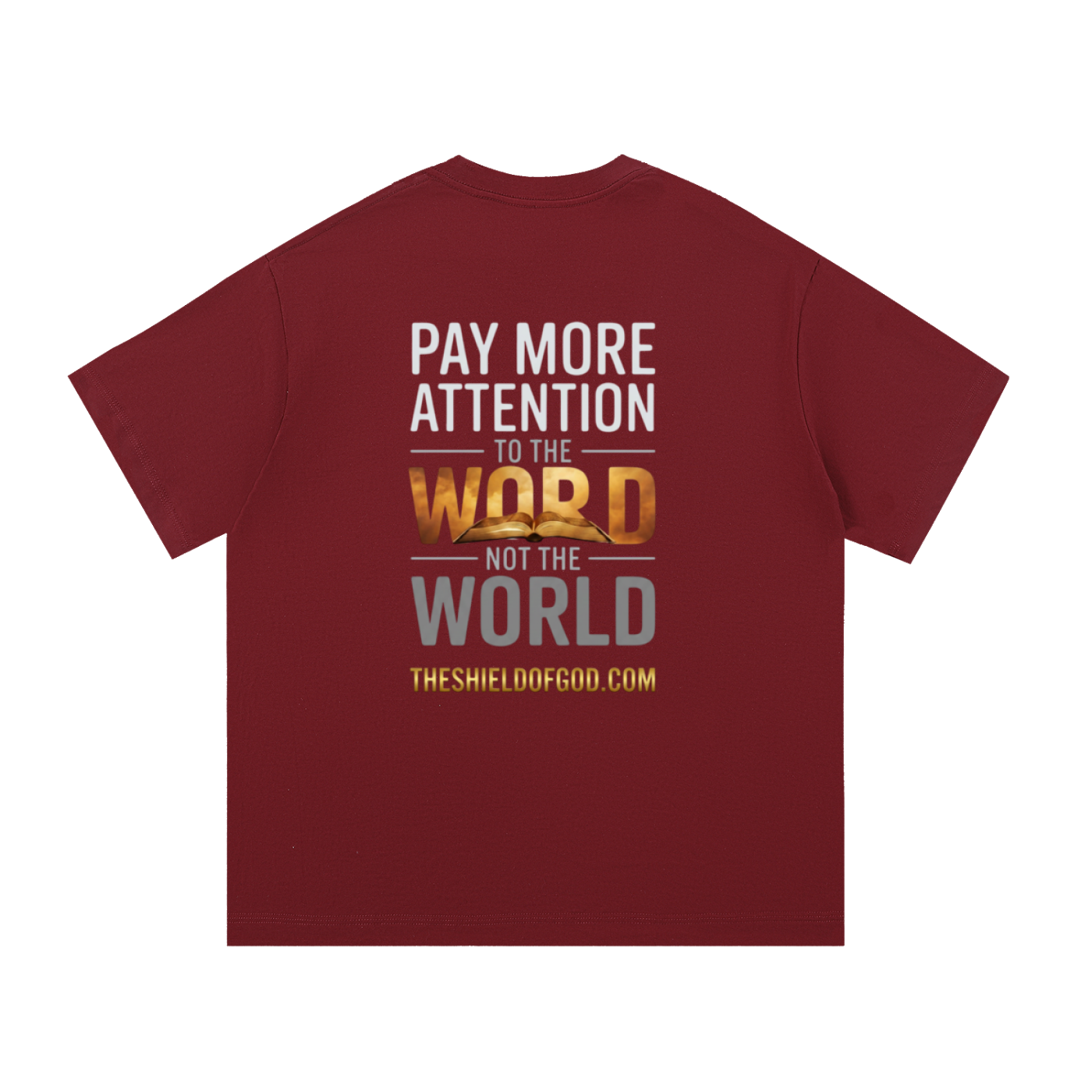 Unisex Essential Cotton T-Shirt (Pay more attention to the WORD not the World)